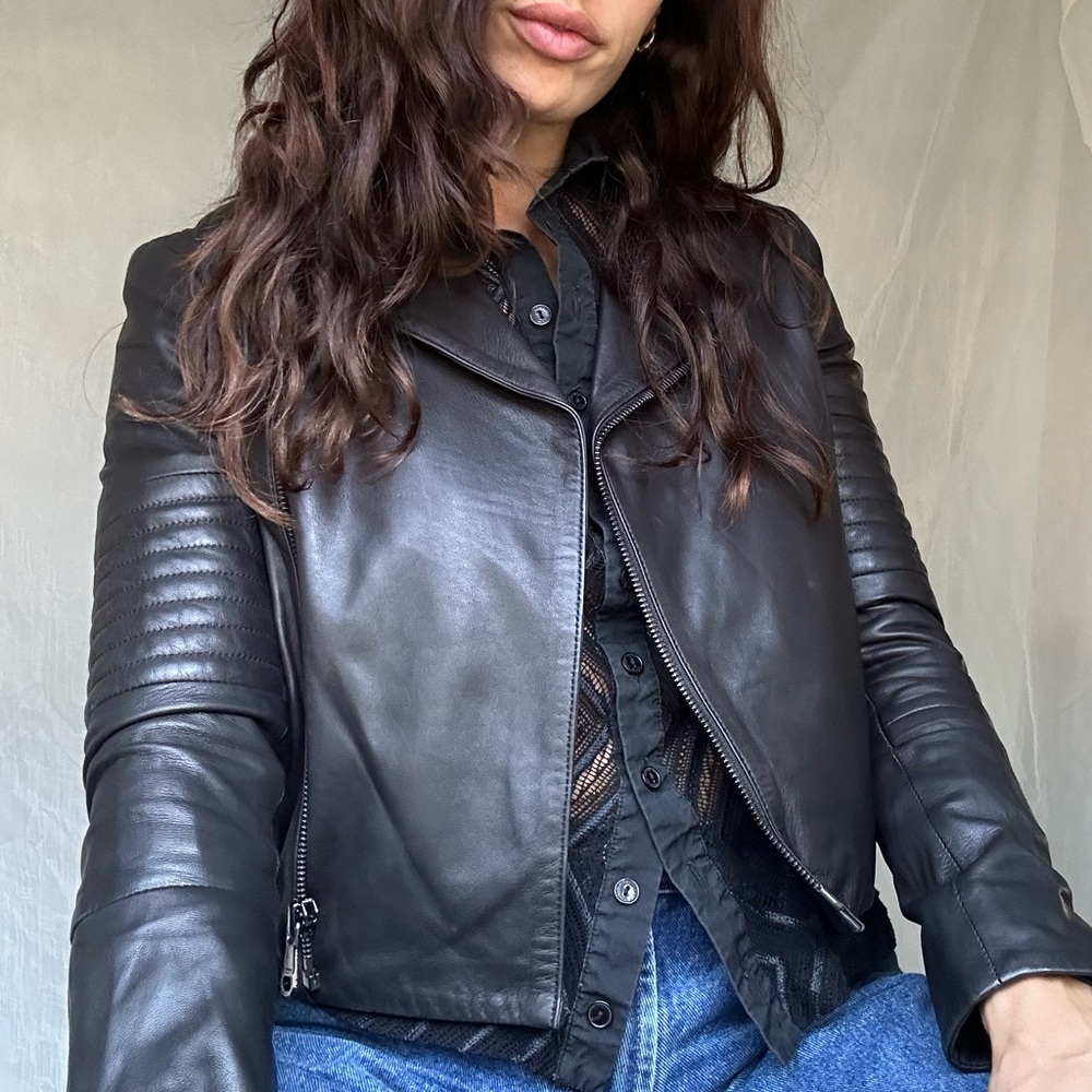 J Brand genuine butter leather jacket